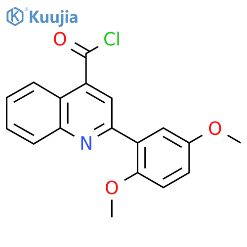 2-(2,5-Dimethoxyphenyl)quinoline-4-carbonyl chloride structure
