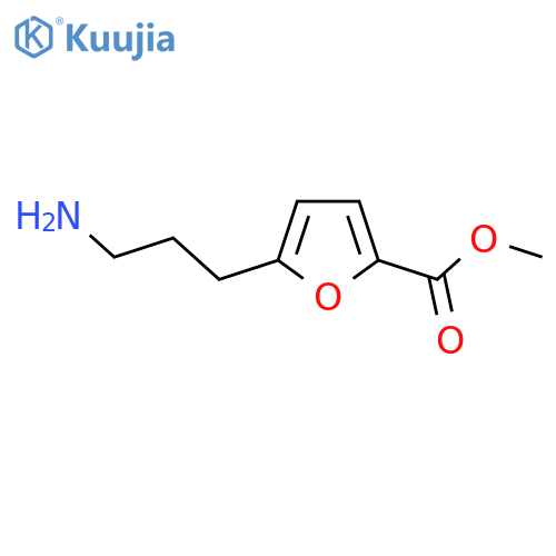 methyl 5-(3-aminopropyl)furan-2-carboxylate structure