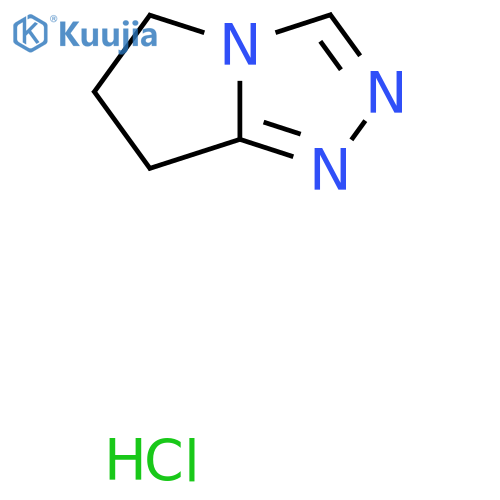 6,7-Dihydro-5h-pyrrolo[2,1-c][1,2,4]triazole hydrochloride structure