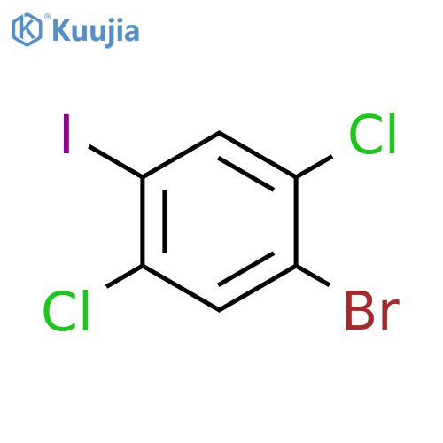 4-Bromo-2,5-dichloroiodobenzene structure
