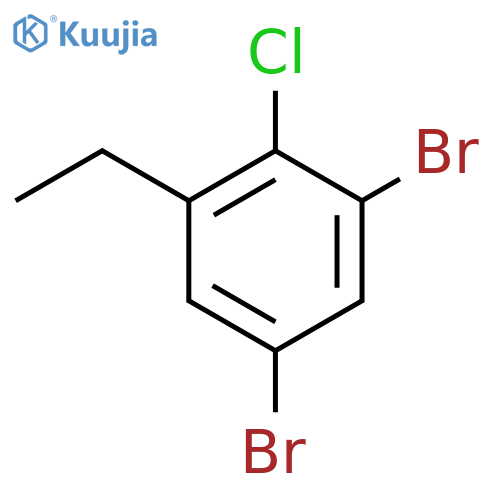 2-Chloro-3,5-dibromoethylbenzene structure