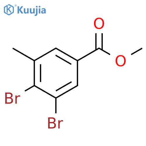 Methyl 3,4-dibromo-5-methylbenzoate structure