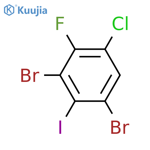 1,3-dibromo-5-chloro-4-fluoro-2-iodobenzene structure