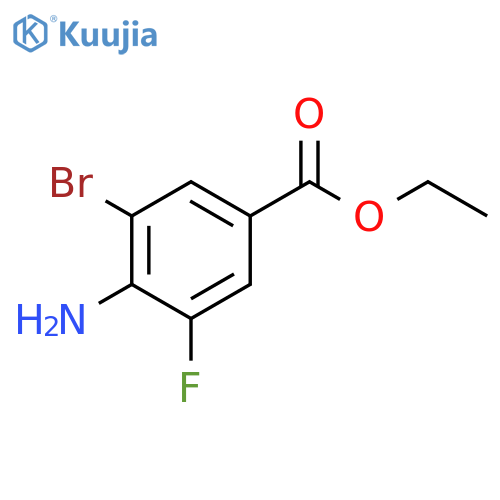 Ethyl 4-amino-3-bromo-5-fluorobenzoate structure