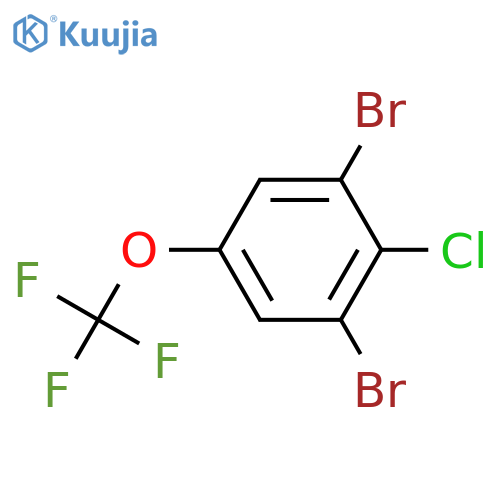 4-Chloro-3,5-dibromo(trifluoromethoxy)benzene structure