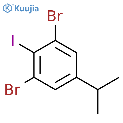3,5-Dibromo-4-iodoisopropylbenzene structure