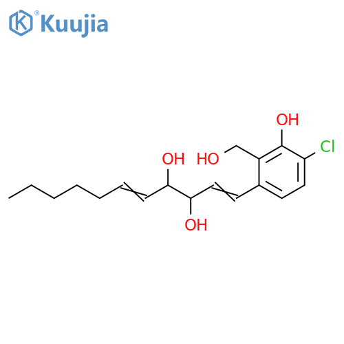 1,5-Undecadiene-3,4-diol,1-[4-chloro-3-hydroxy-2-(hydroxymethyl)phenyl]- (9CI) structure