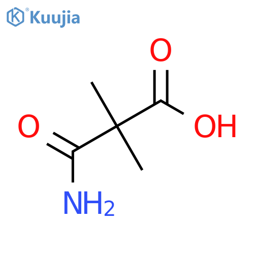 2-Carbamoyl-2,2-dimethylacetic Acid structure