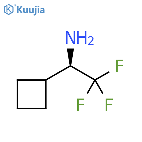 Cyclobutanemethanamine, α-(trifluoromethyl)-, (αR)- structure