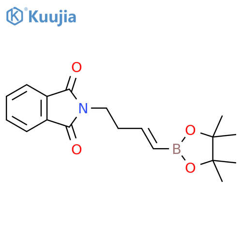 1H-Isoindole-1,3(2H)-dione, 2-[(3E)-4-(4,4,5,5-tetramethyl-1,3,2-dioxaborolan-2-yl)-3-buten-1-yl]- structure