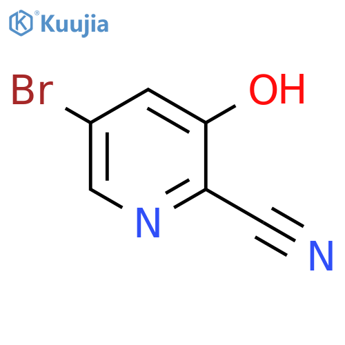 5-Bromo-3-hydroxypicolinonitrile structure