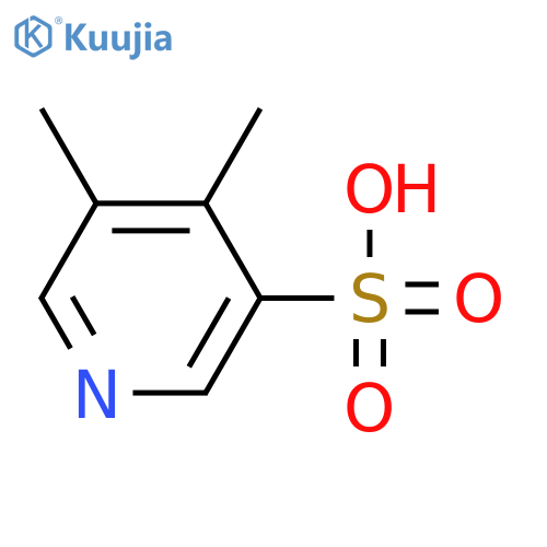 4,5-dimethylpyridine-3-sulfonic acid structure