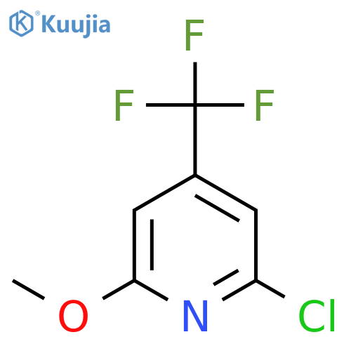 2-Chloro-6-methoxy-4-(trifluoromethyl)pyridine structure