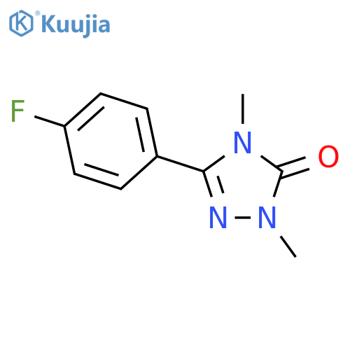 3H-1,2,4-Triazol-3-one,5-(4-fluorophenyl)-2,4-dihydro-2,4-dimethyl- structure