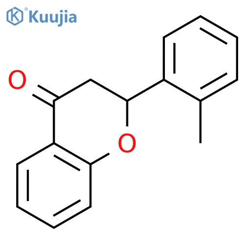 2-(2-methylphenyl)-2,3-dihydrochromen-4-one structure