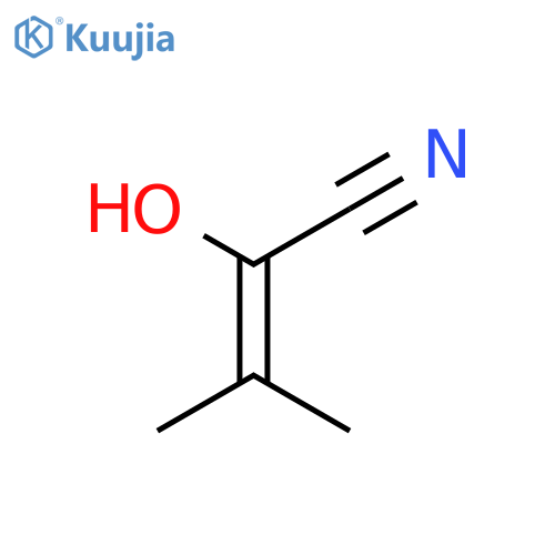 2-Hydroxy-3-methyl-2-butenenitrile structure