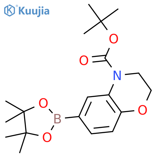 tert-Butyl 6-(4,4,5,5-Tetramethyl-1,3,2-dioxaborolan-2-yl)-2h-benzob1,4oxazine-4(3H)-carboxylate structure