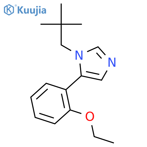 1H-Imidazole,1-(2,2-dimethylpropyl)-5-(2-ethoxyphenyl)- structure