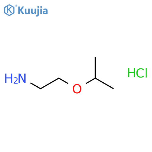 2-(propan-2-yloxy)ethan-1-amine hydrochloride structure