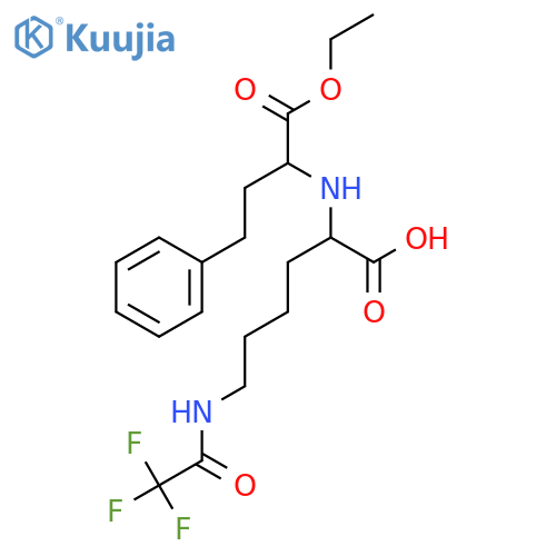 N2-(1S-Ethoxycarbonyl-3-phenylpropyl)-N6-trifluoroacetyl-L-lysine structure