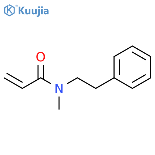 N-methyl-N-(2-phenylethyl)prop-2-enamide structure