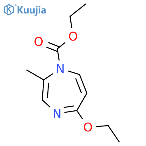1H-1,4-Diazepine-1-carboxylic acid, 5-ethoxy-2-methyl-, ethyl ester structure