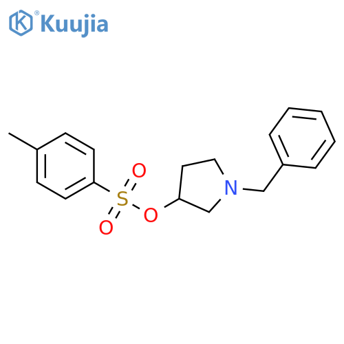 (S)-1-Benzyl-3-[(p-tolylsulfonyl)oxy]pyrrolidine structure