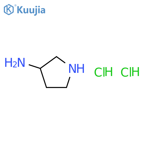 (3S)-pyrrolidin-3-amine;dihydrochloride structure
