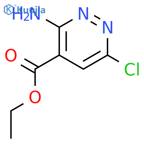 ethyl 3-amino-6-chloropyridazine-4-carboxylate structure