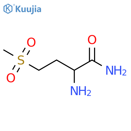 2-amino-4-methanesulfonylbutanamide structure