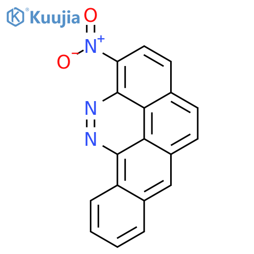 Benzo[h]naphtho[8,1,2-cde]cinnoline, nitro- structure