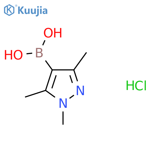 1,3,5-Trimethyl-1H-pyrazole-4-boronic Acid Hydrochloride structure