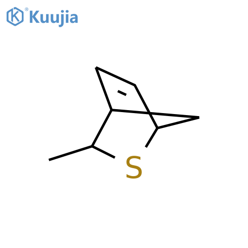 2-methyl-3-thiabicyclo[2.2.1]hept-5-ene structure