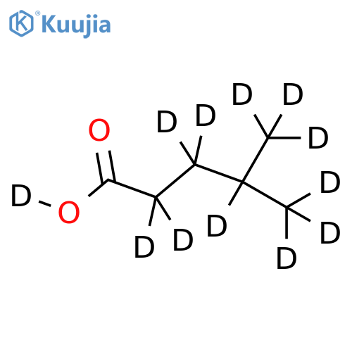 4-Methylpentanoic Acid-d12 structure