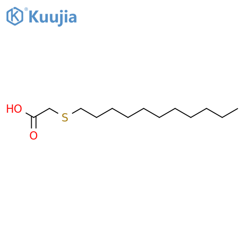 Acetic acid,2-(undecylthio)- structure