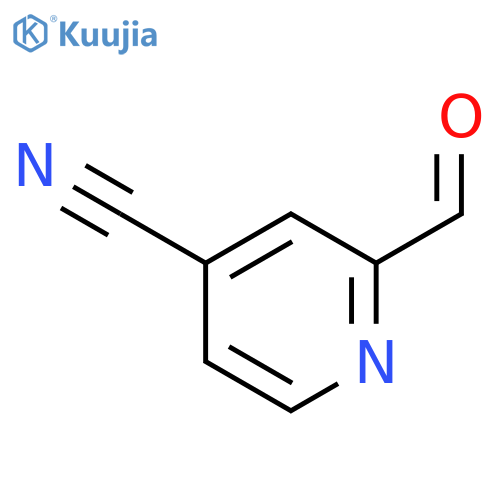 2-formylpyridine-4-carbonitrile structure