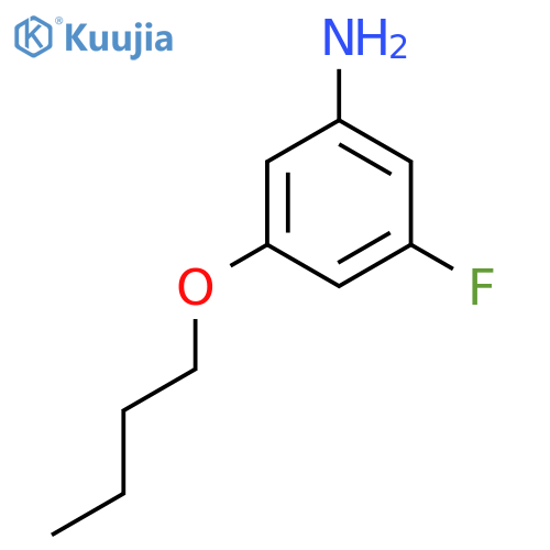 3-butoxy-5-fluoroaniline structure