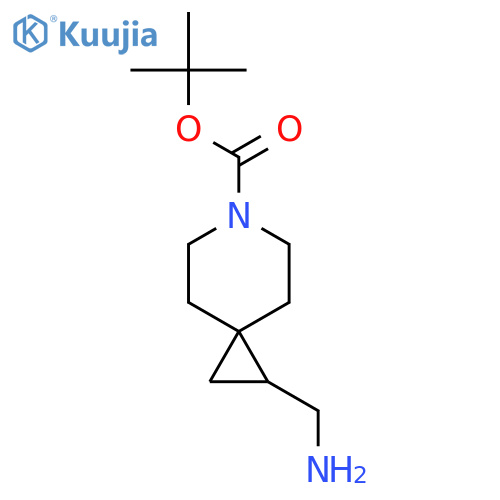 tert-Butyl 1-(aminomethyl)-6-azaspiro[2.5]octane-6-carboxylate structure