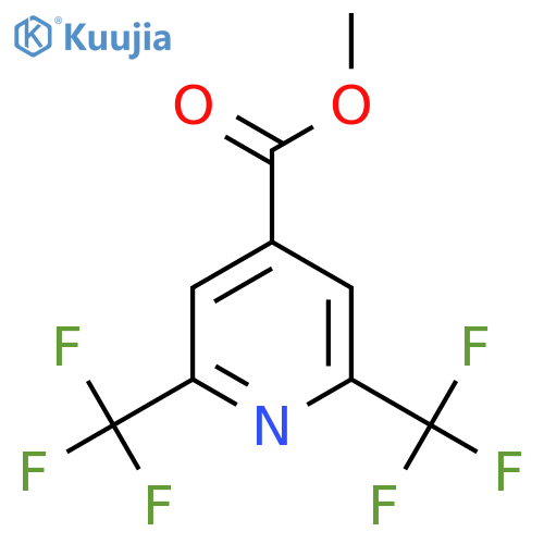 Methyl 2,6-bis(trifluoromethyl)isonicotinate structure