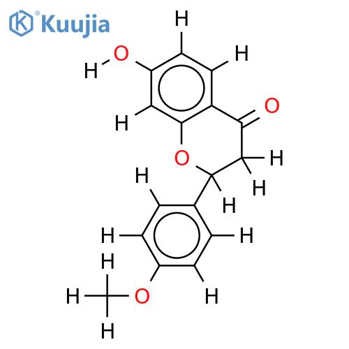 (2S)-liquiritigenin 4'-methyl ether structure