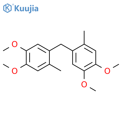 Benzene, 1,1'-methylenebis[4,5-dimethoxy-2-methyl- structure