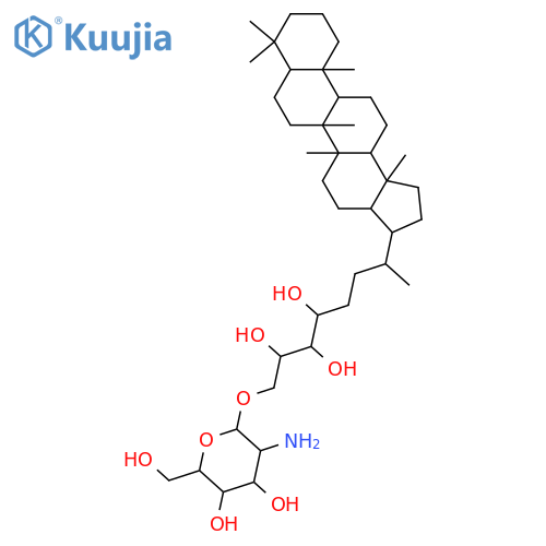 32,33,34,35-Bacteriohopanetetrol; (17β,21βH,32R,33R,34S)-form, 35-O-(2-Amino-2-deoxy-β-D-glucopyranoside) structure
