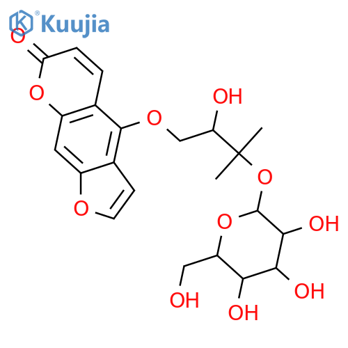 Aviprin; (S)-form, 3'-O-β-D-Glucopyranoside structure