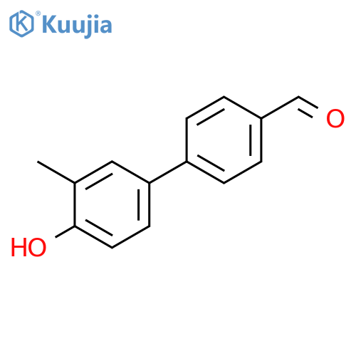 4-(4-hydroxy-3-methylphenyl)benzaldehyde structure