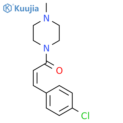 1-[3-(4-Chlorophenyl)acryloyl]-4-methylpiperazine structure