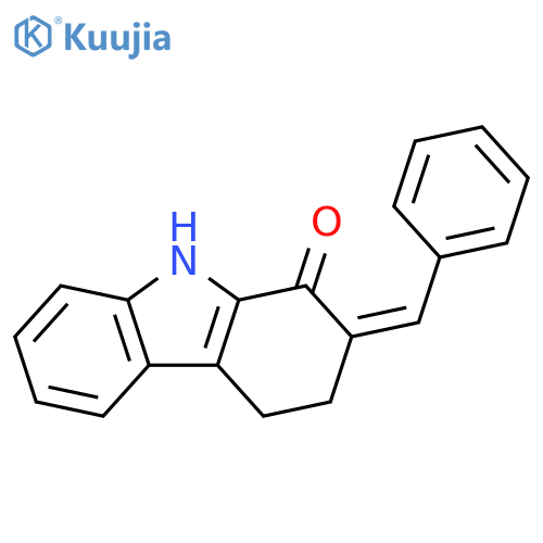 (2Z)-2-(phenylmethylidene)-2,3,4,9-tetrahydro-1H-carbazol-1-one structure
