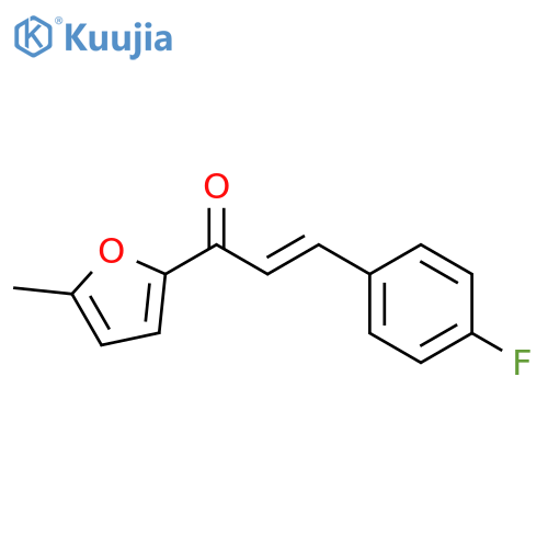 (2E)-3-(4-fluorophenyl)-1-(5-methylfuran-2-yl)prop-2-en-1-one structure