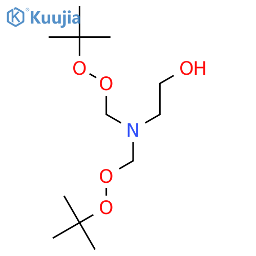 2-[bis(tert-butylperoxymethyl)amino]ethanol structure