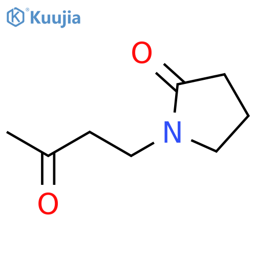 1-(3-oxobutyl)pyrrolidin-2-one structure
