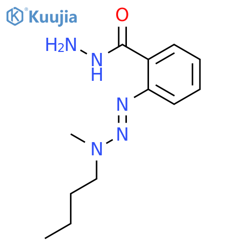 benzoic acid, 2-(3-butyl-3-methyl-1-triazeno)-, hydrazide structure